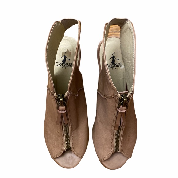 Corkys Shoes Corkys Peep Toe Chunky Heel Shoes Poshmark